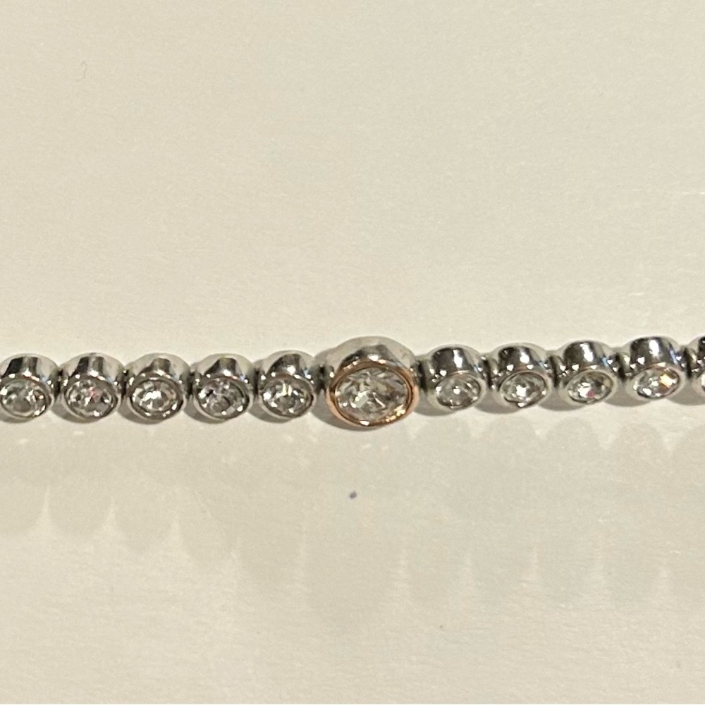 Elegant Silver and Gold Women's Boho sliding clasp Bracelet